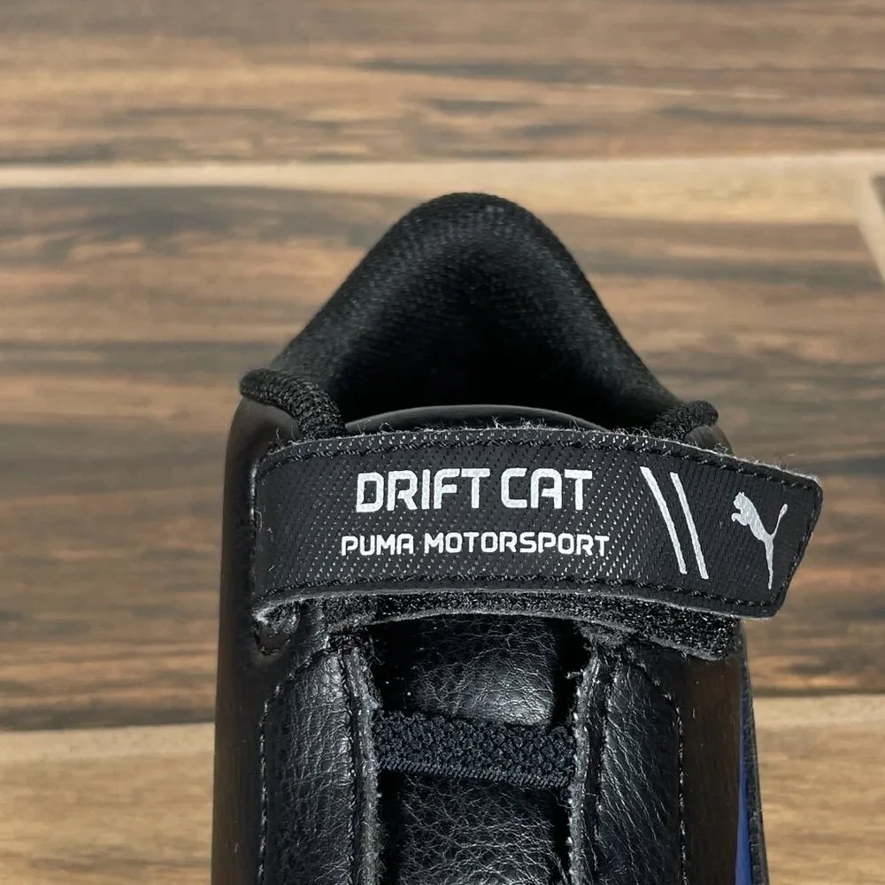 Puma BMW MMS Drift Cat Delta V Infant Boys Size 7C Shoes Black Slip On Sneakers